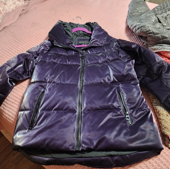 Artic Expedition Winter Coat with hood - size small petite, color purple - Picture 1 of 4